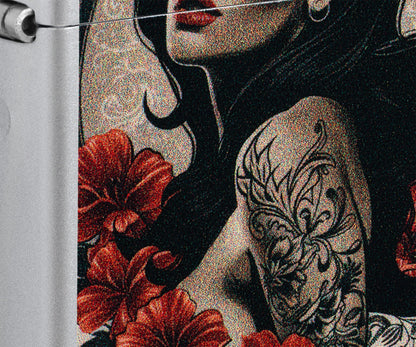 Diseño de tatuaje de pin-up