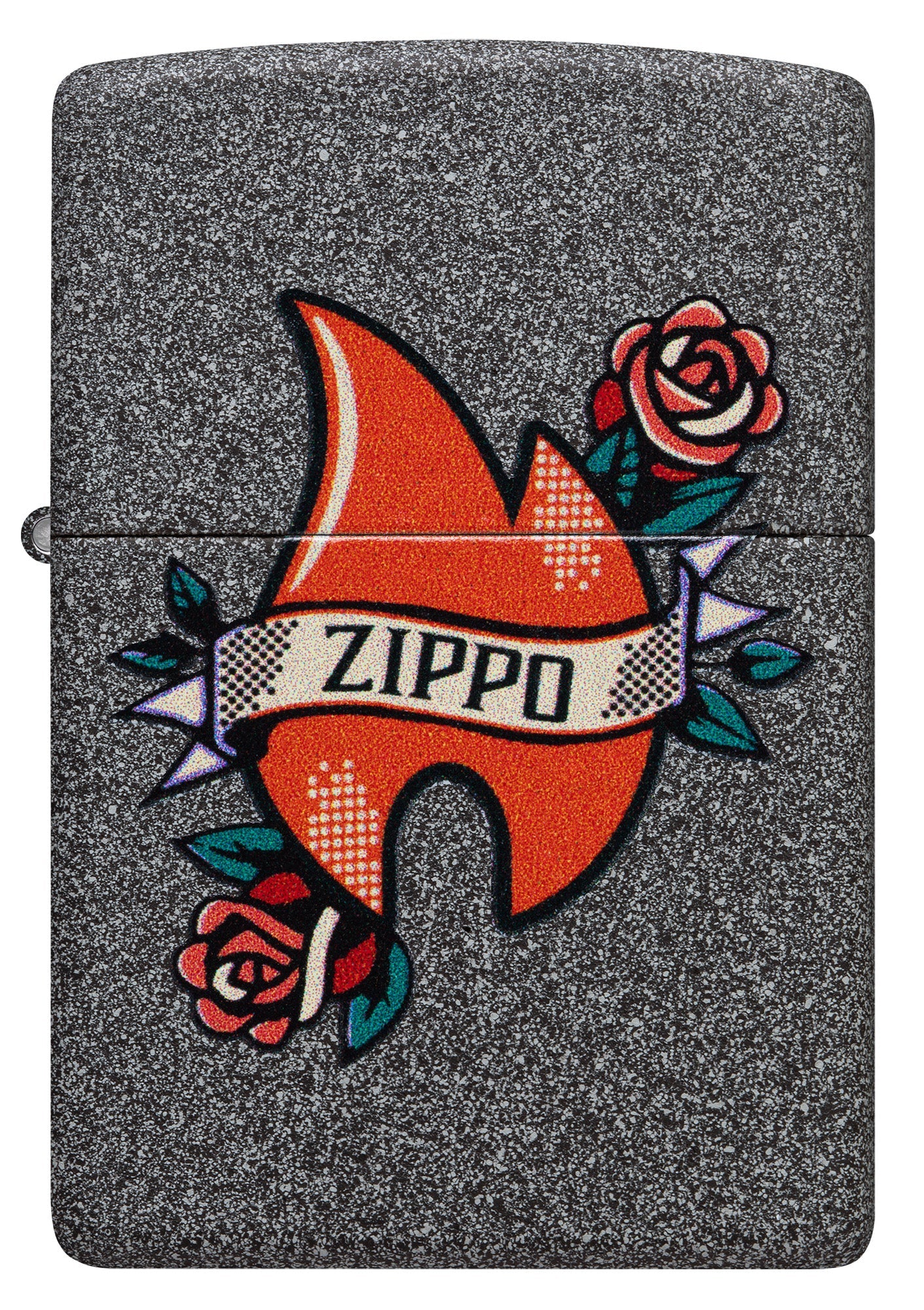 Diseño de tatuaje de la llama de Zippo