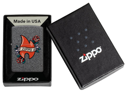 Diseño de tatuaje de la llama de Zippo