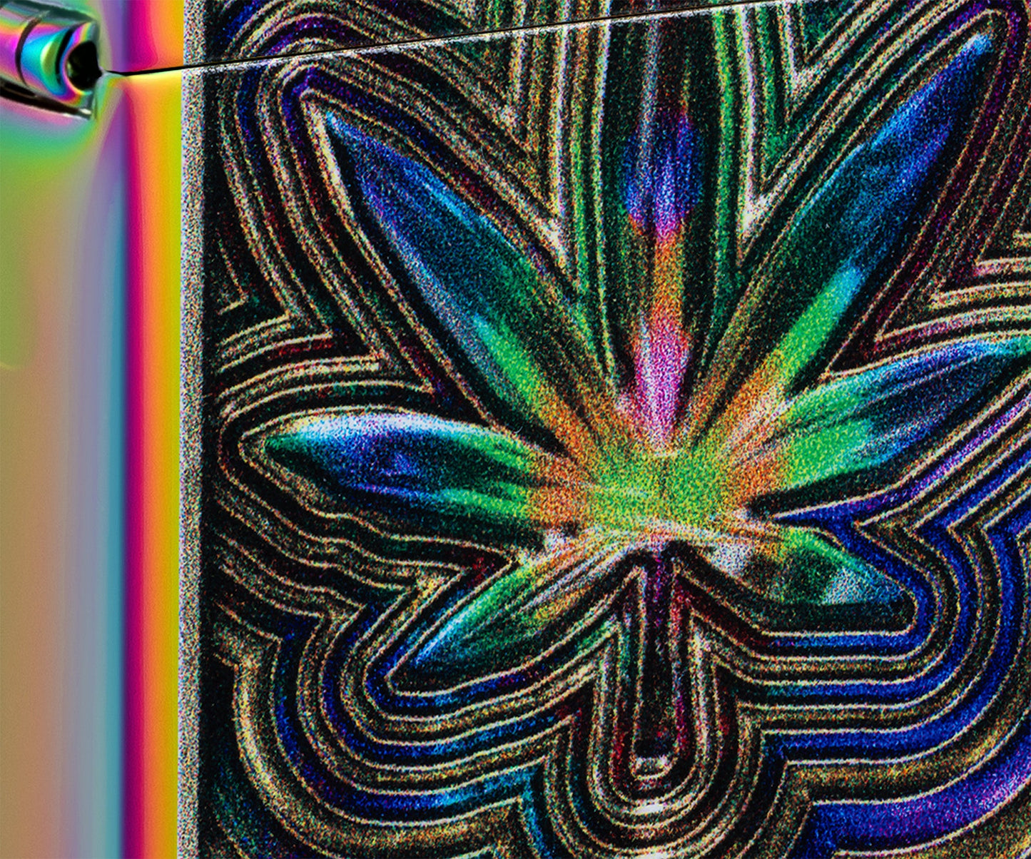 Diseño de hoja hipnótica