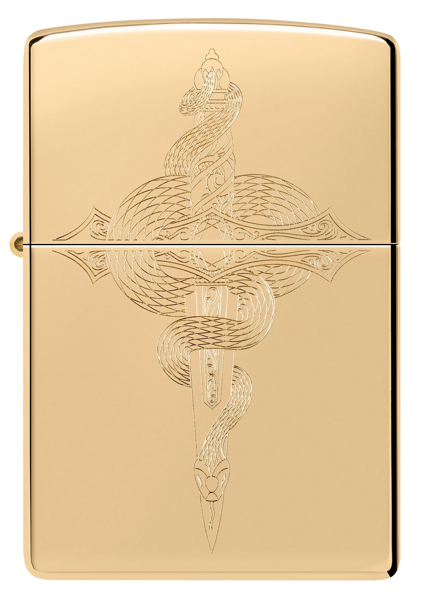 Diseño de espada y serpiente