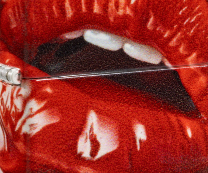 Diseño de labios y cerezas