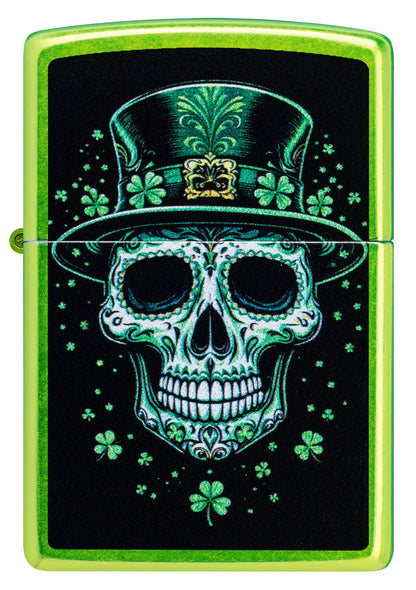 Diseño de calavera de la suerte