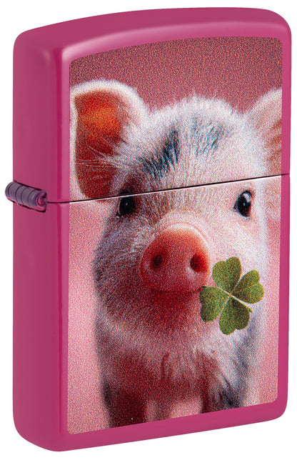 Diseño de cerdito de la suerte