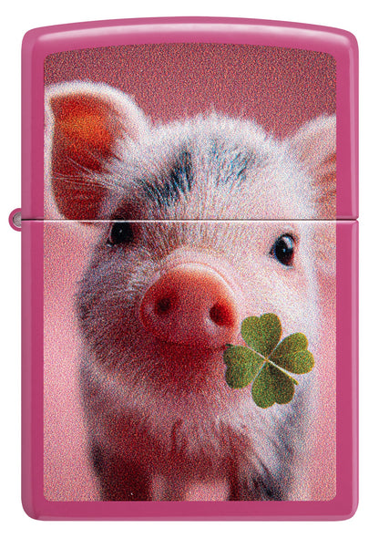 Diseño de cerdito de la suerte