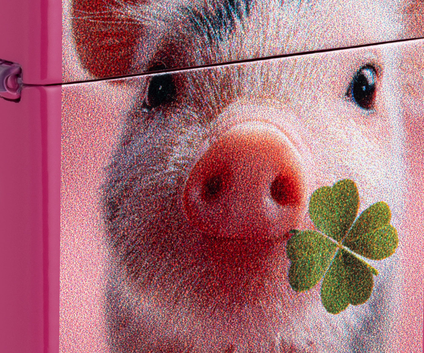 Diseño de cerdito de la suerte