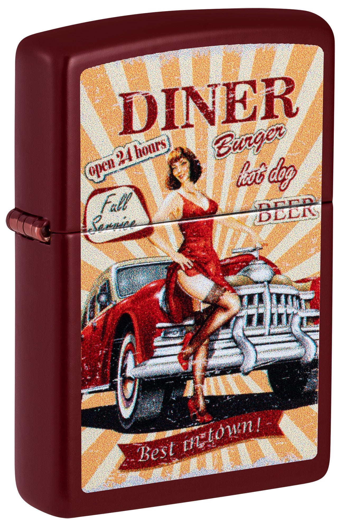 Diseño de diner vintage