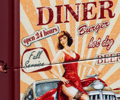 Diseño de diner vintage