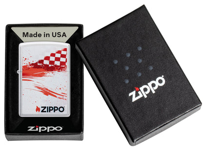 Diseño de Zippo a cuadros