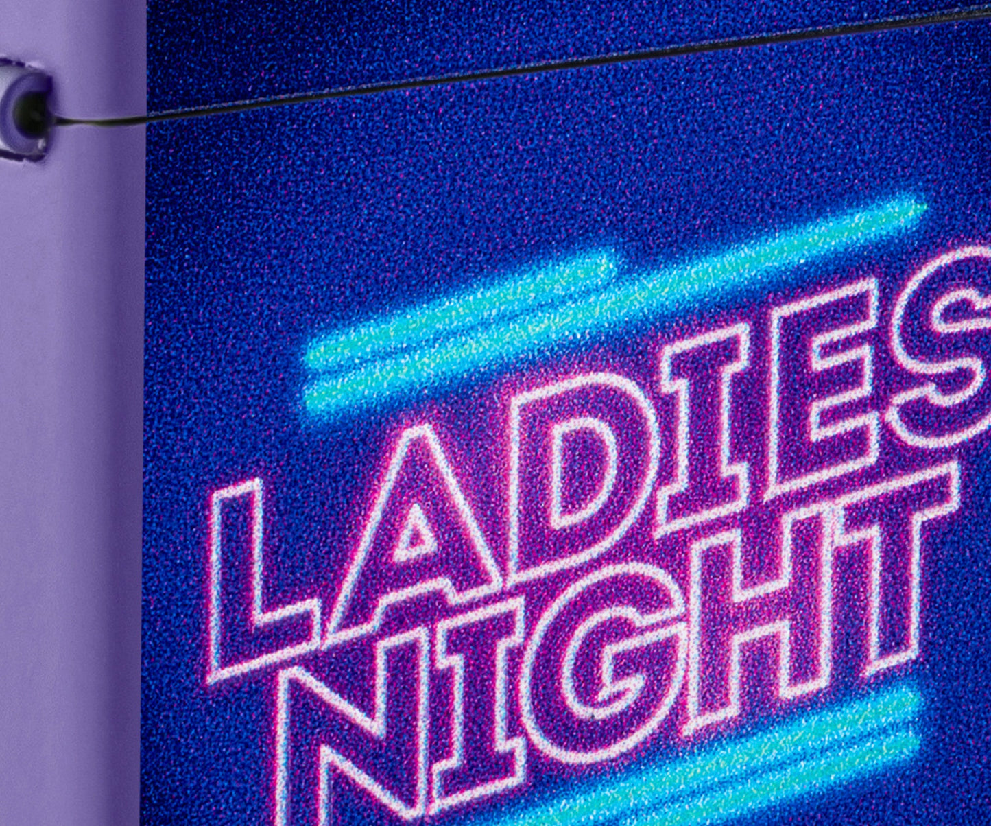 Diseño de letrero Black Light