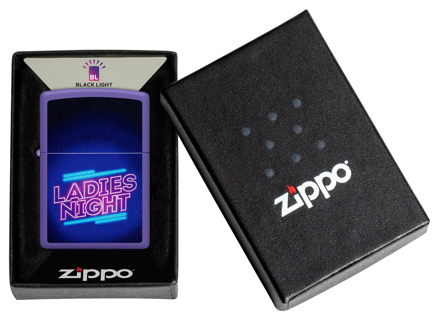 Diseño de letrero Black Light
