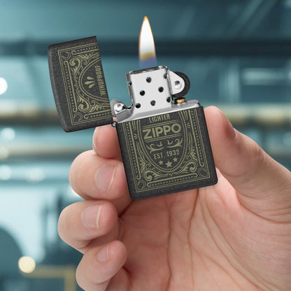 Diseño de etiqueta Zippo