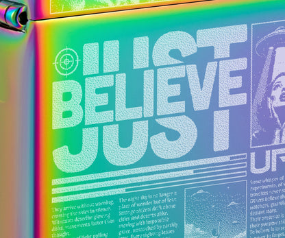 Diseño de "Just Believe"