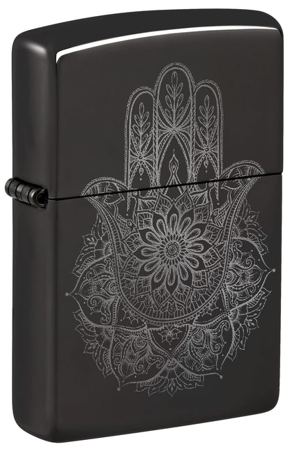 Diseño de mandala y Hamsa