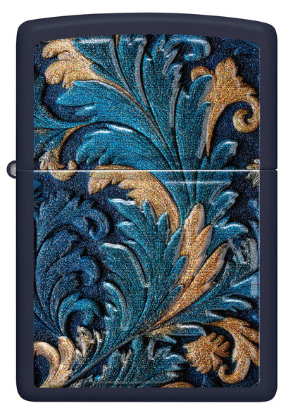 Diseño de filigrana de hojas