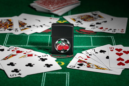 Poker Chip with Cherries
