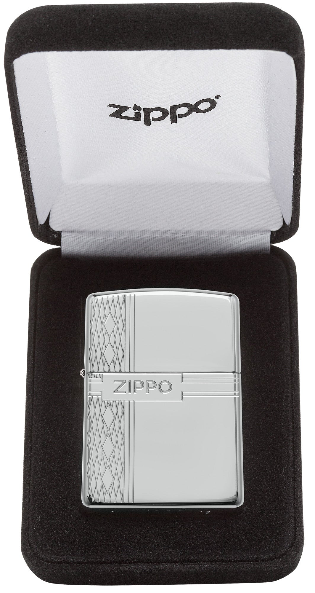Armor® Sterling Silver Zippo Diamond Design
