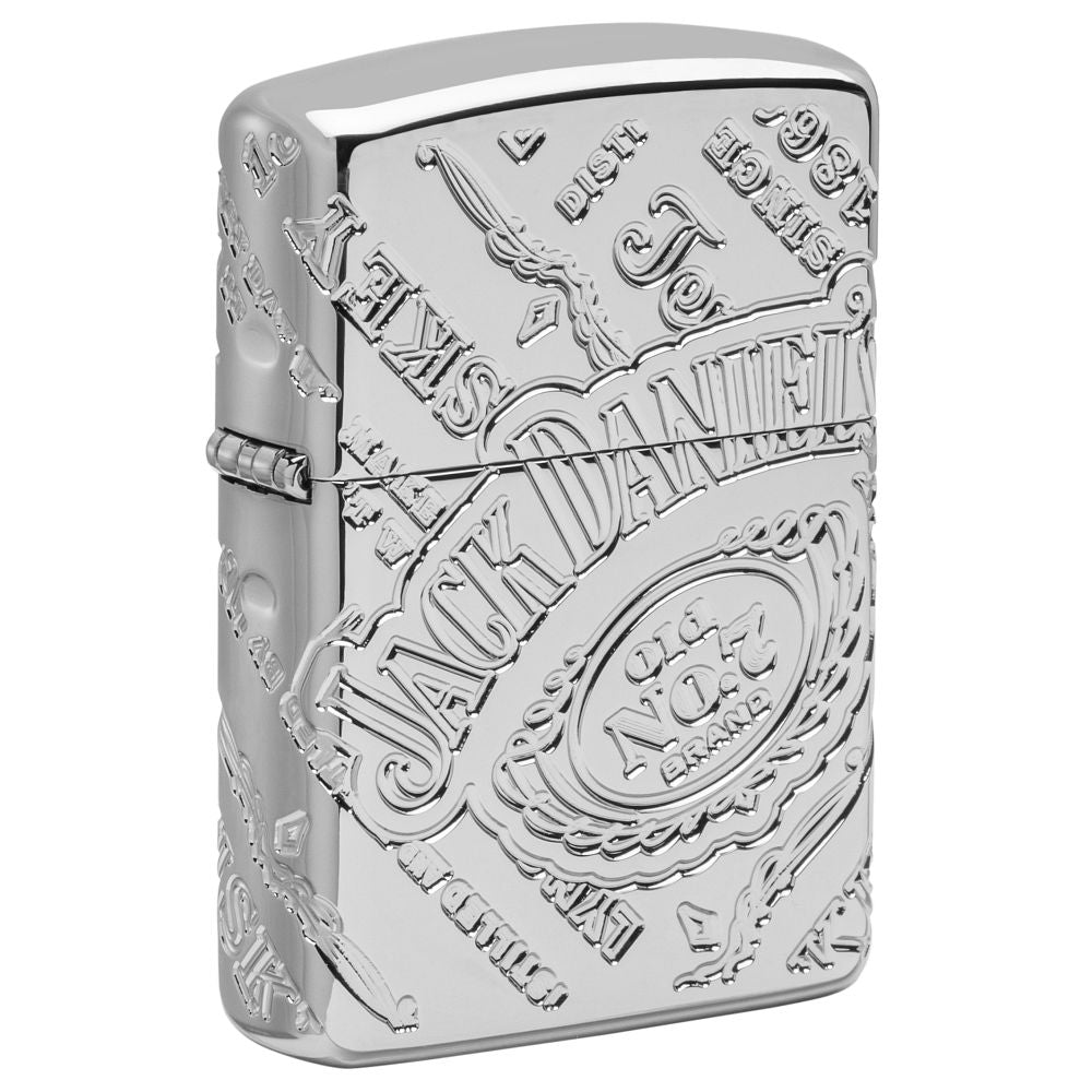 Zippo Jack Daniel's 150th Anniversary Black Ice – Accendino Antivento In Confezione Regalo