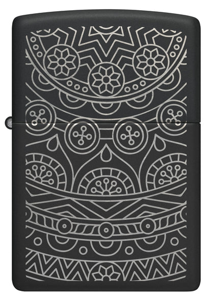 Ornate Pattern Design CR Black Matte