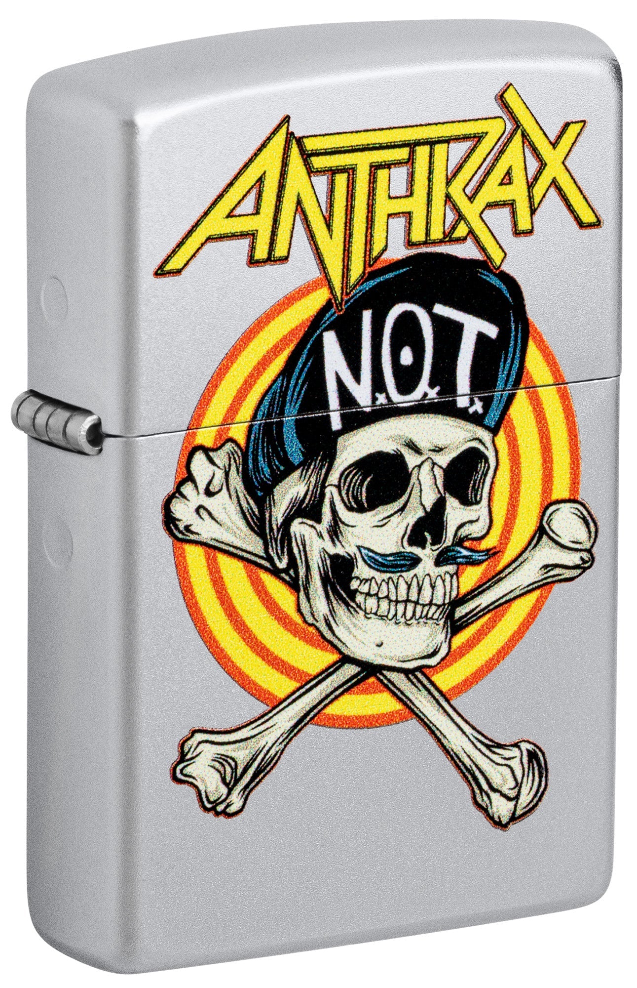 Diseño de calavera Not Man de Anthrax