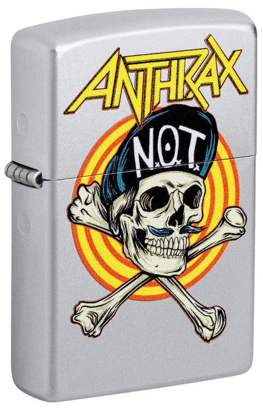 Diseño de calavera Not Man de Anthrax