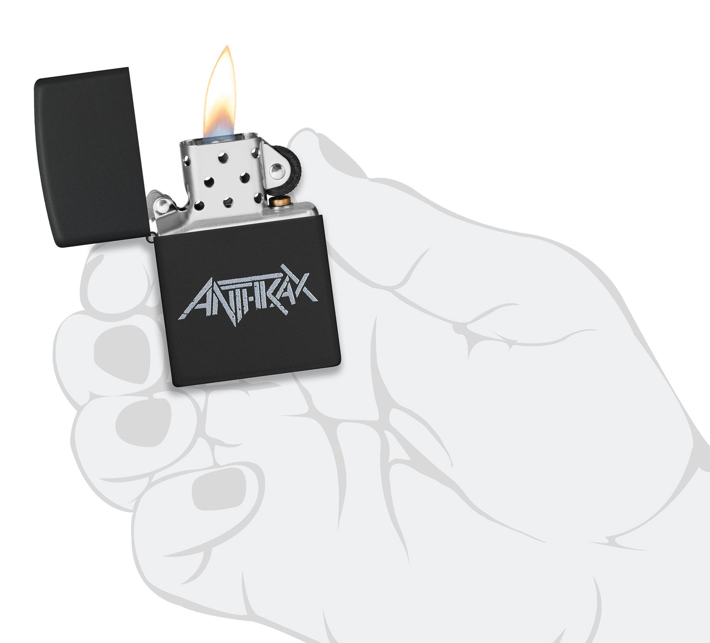 Diseño con logotipo de Anthrax