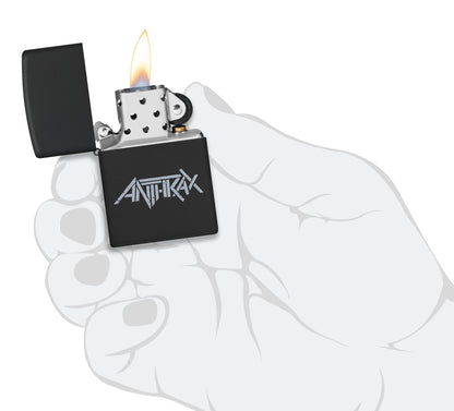 Diseño con logotipo de Anthrax