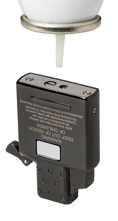 Recambio de encendedor de butano con llama simple – negro