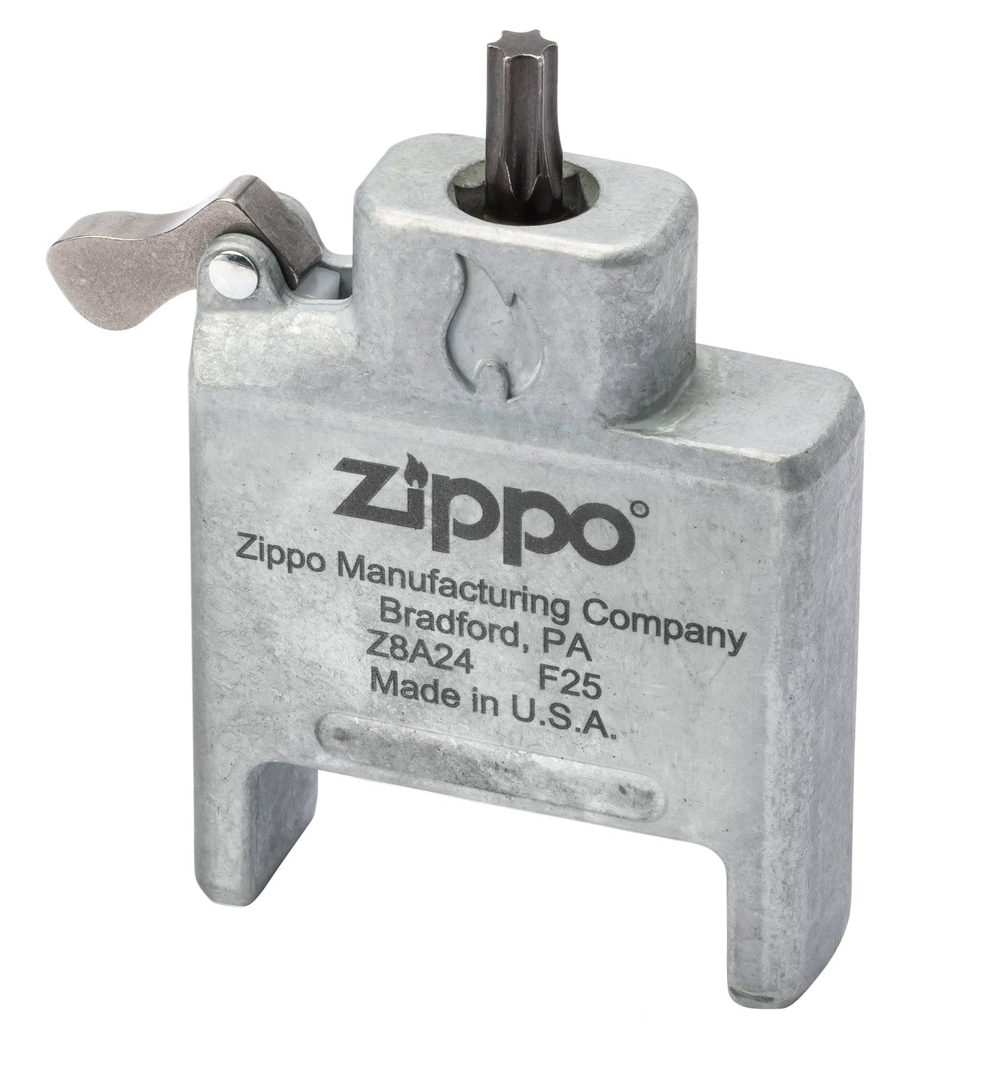 Destornillador Bit Safe con estuche de cromo cepillado