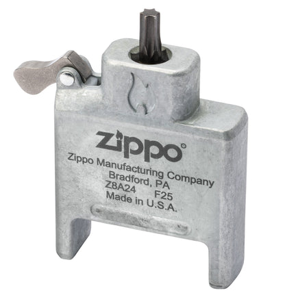 Destornillador Bit Safe con estuche de cromo cepillado