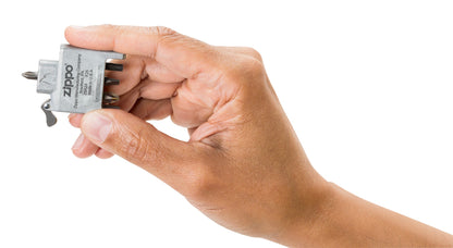 Destornillador Bit Safe con estuche de cromo cepillado