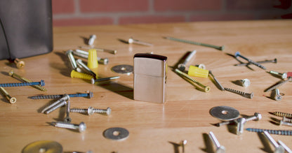 Destornillador Bit Safe con estuche de cromo cepillado