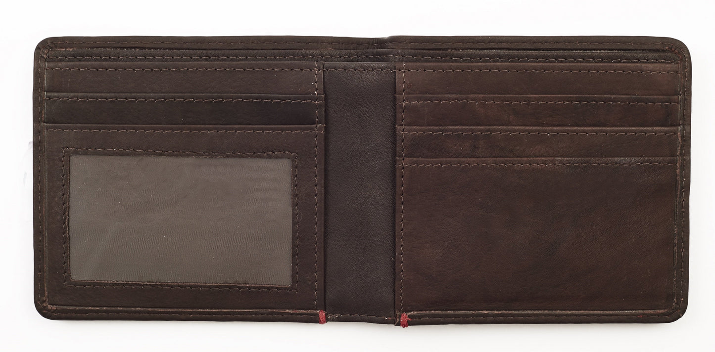 Portefeuille horizontal ouvert avec marque Zippo