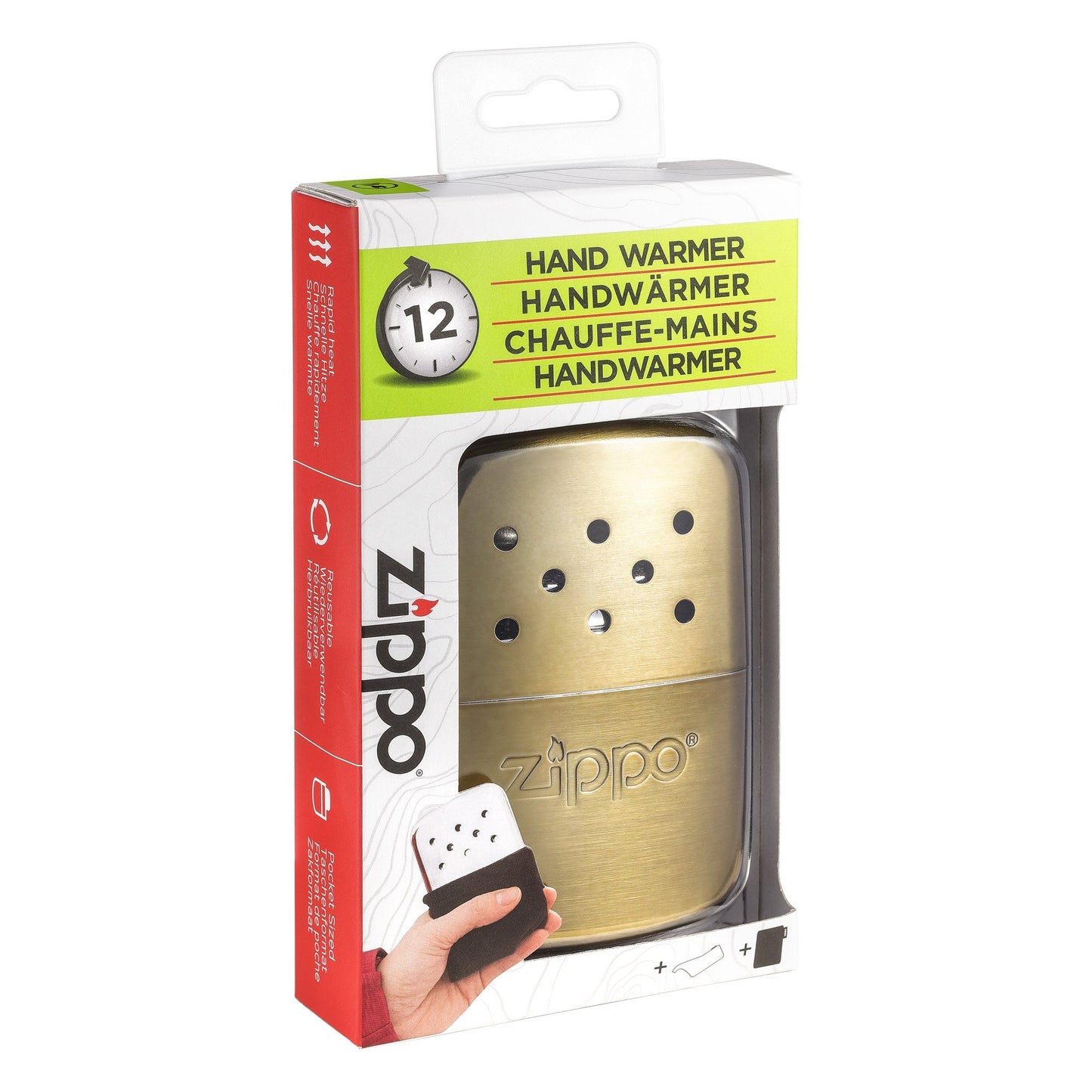 12-Hour Refillable Hand Warmer Electrogold