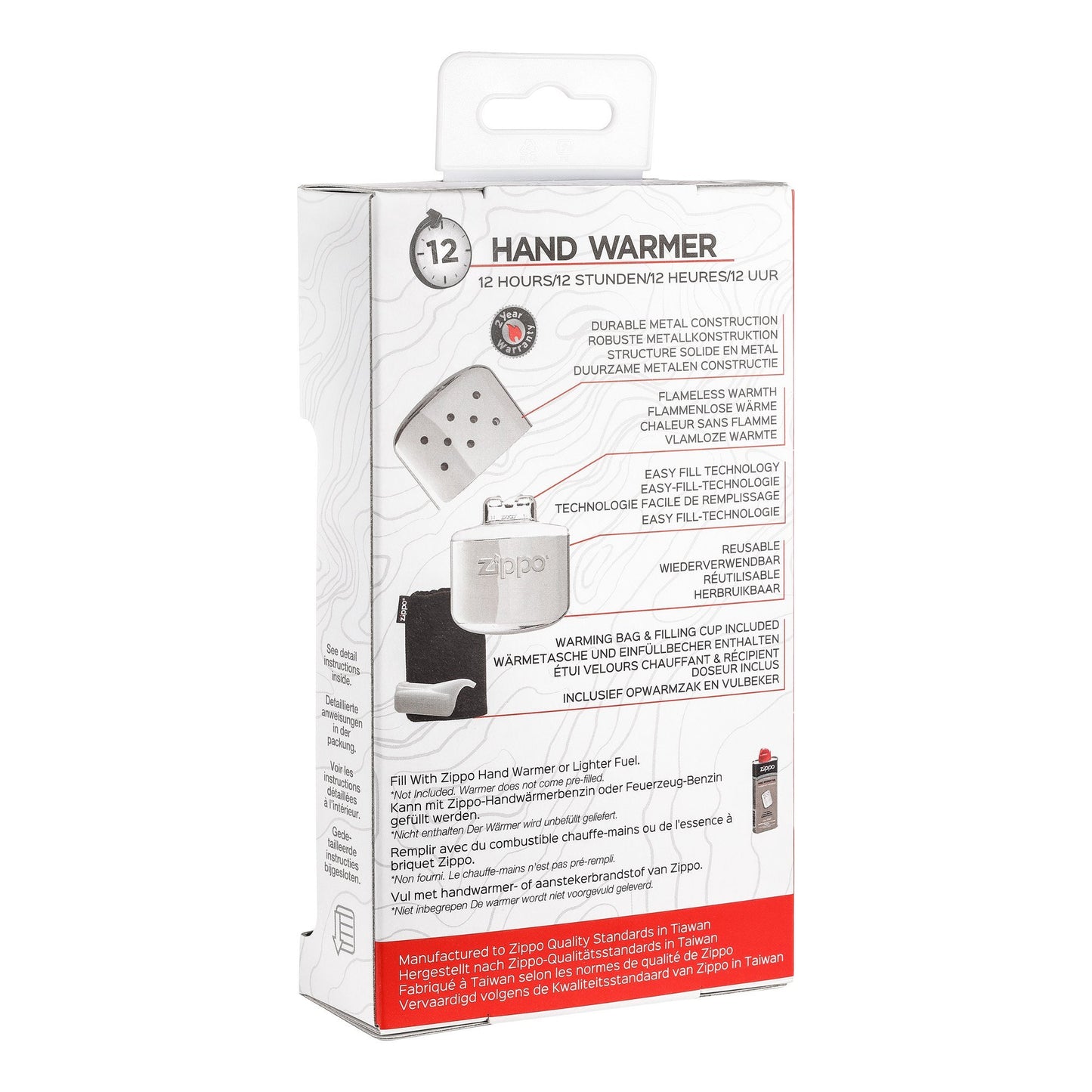 12-Hour Refillable Hand Warmer Electrogold