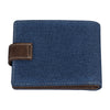 Denim Bi-Fold Wallet Back