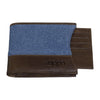 Denim Bi-Fold Wallet Slide Pocket