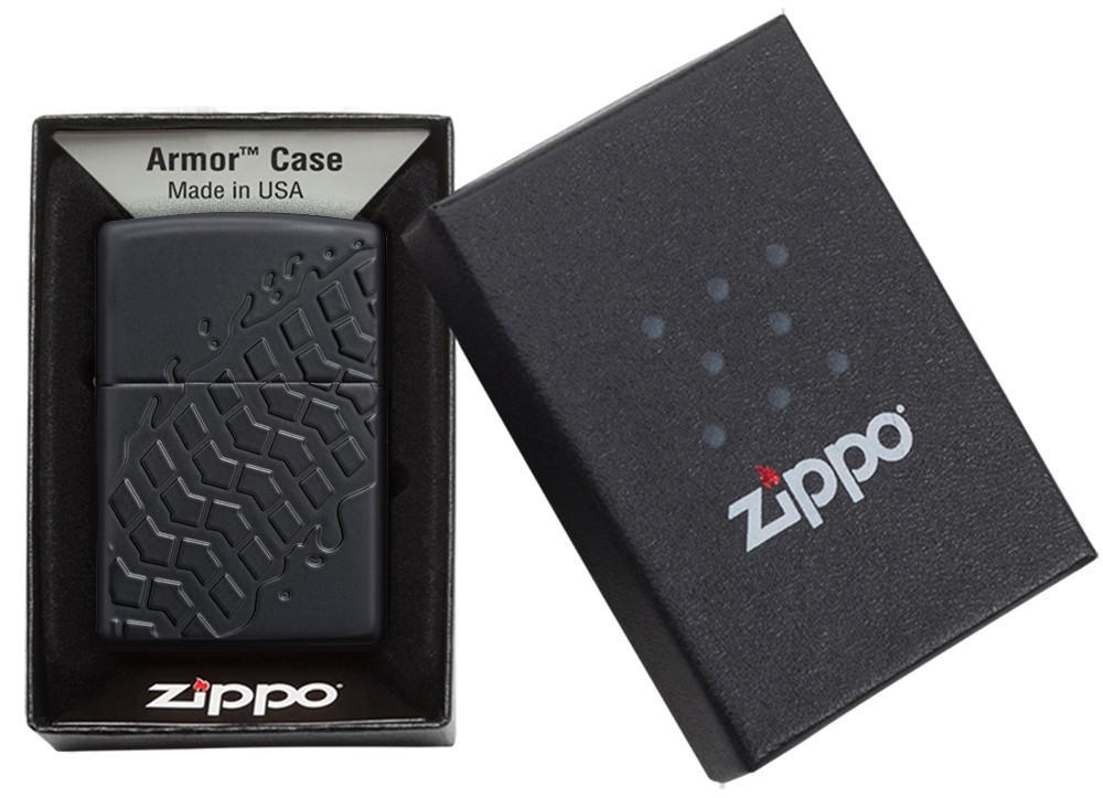 Armor® Black Matte Deep Carved