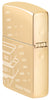 ¾ vista del encendedor Zippo Fourder's day 2023 storm