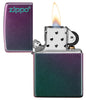 Iridescent Matte Zippo Logo