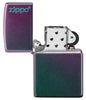 Iridescent Matte Zippo Logo