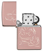 Zippo Feuerzeug meditierender Buddha Rose Gold Online Only geöffnet ohne Flamme