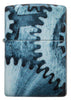 Frontansicht Zippo Feuerzeug 540 Grad Gear Wheels Design mit Zahnrädern Online Only