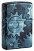 Rückansicht 3/4 Winkel Zippo Feuerzeug 540 Grad Gear Wheels Design mit Zahnrädern Online Only