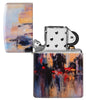 Zippo Feuerzeug 540 Grad City Skyline Design wie ein Gemälde Online Only geöffnet ohne Flamme