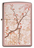 Frontansicht Zippo Feuerzeug Osterzweig mit Kirschblüten Rose Gold Online Only