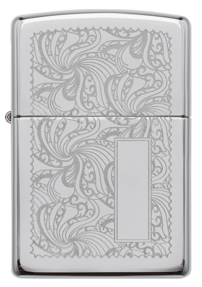 Vista frontal del mechero a prueba de viento Zippo Seamless Pattern
