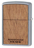 Vue de dos Zippo Woodchuck 