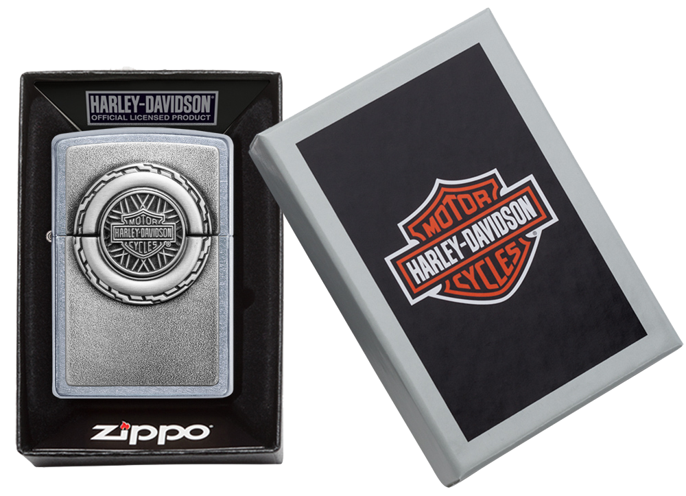 Mechero a prueba de viento Zippo Harley-Davidson® en su caja de regalo