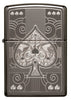 Vista frontal del mechero a prueba de viento Zippo Fancy Ace